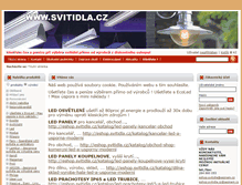 Tablet Screenshot of eshop.svitidla.cz